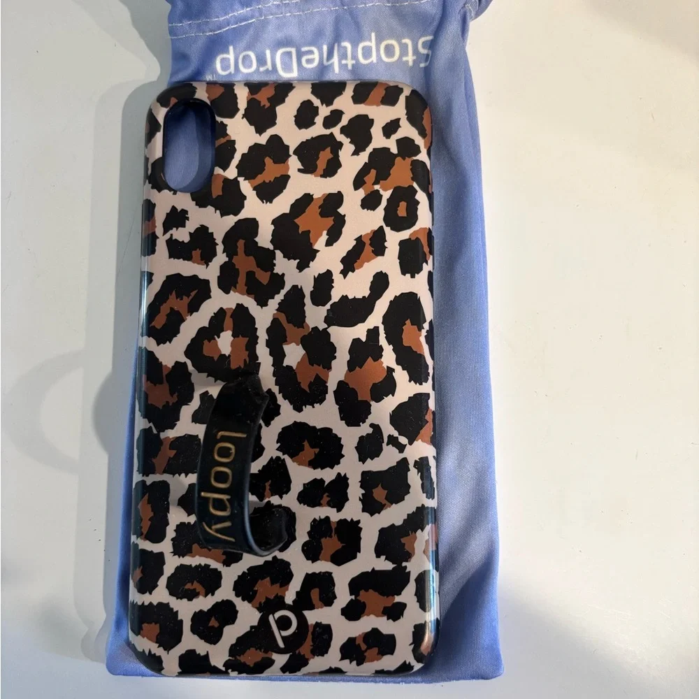 Loopy Case Leopard Print Phone Case in Brown and Black
